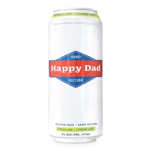 Happy Dad Hard Seltzer Lemon Lime